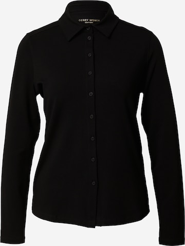 GERRY WEBER Блуза в черно: отпред