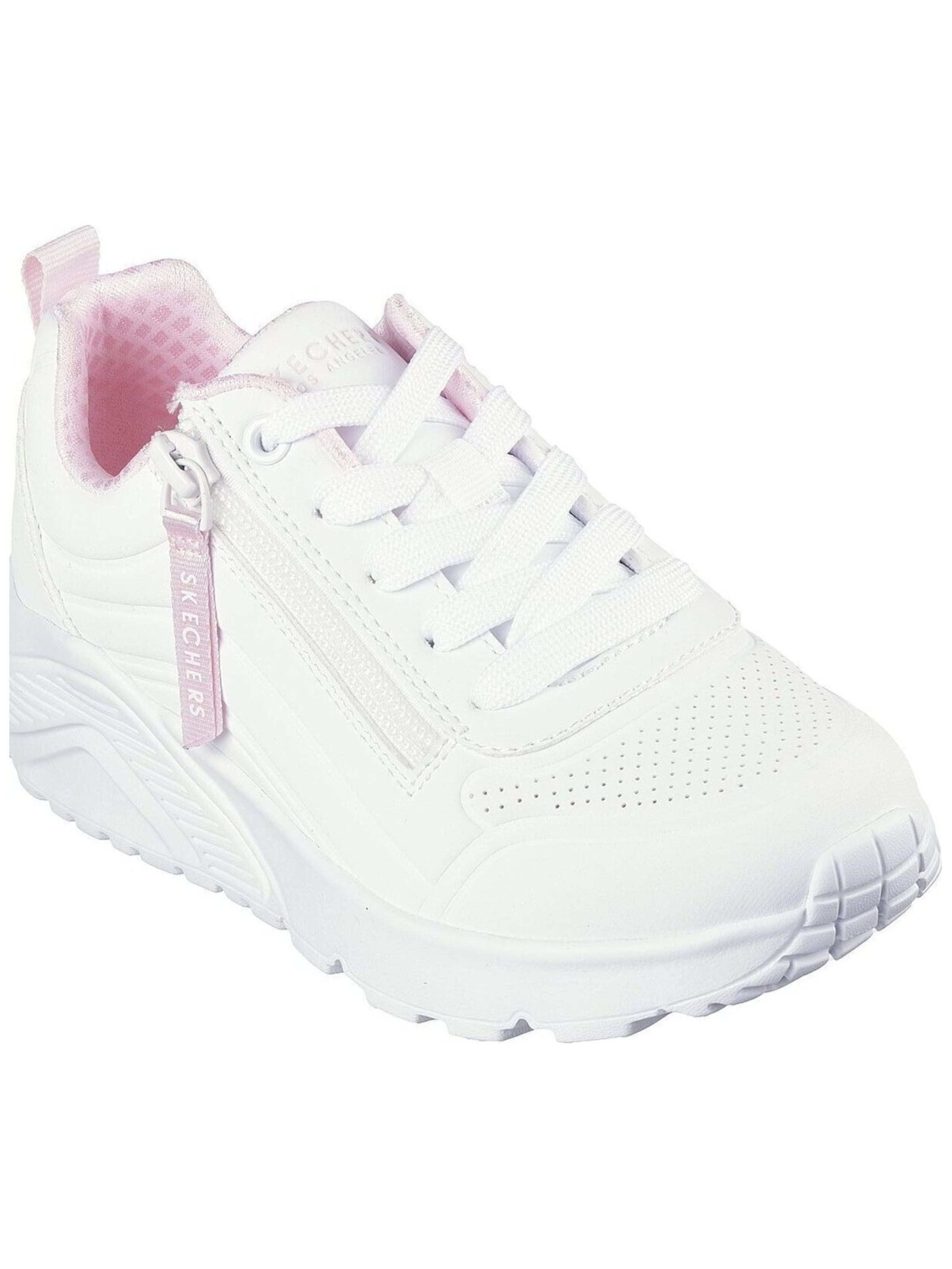 SKECHERS Sneaker 'Uno Lite - Easy Zip'‌‌ in Weiß: Vorderseite