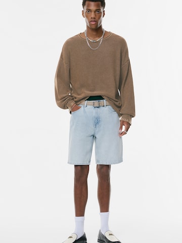 Pull&Bear Пуловер в кафяво