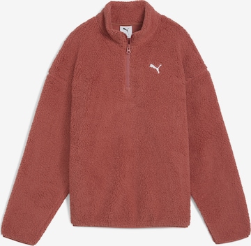 PUMA Trui 'Essentials Elevated' in Rood: voorkant