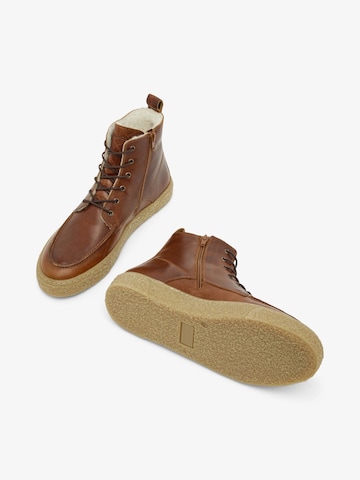 Bianco Lace-Up Boots 'BIACHAD' in Brown
