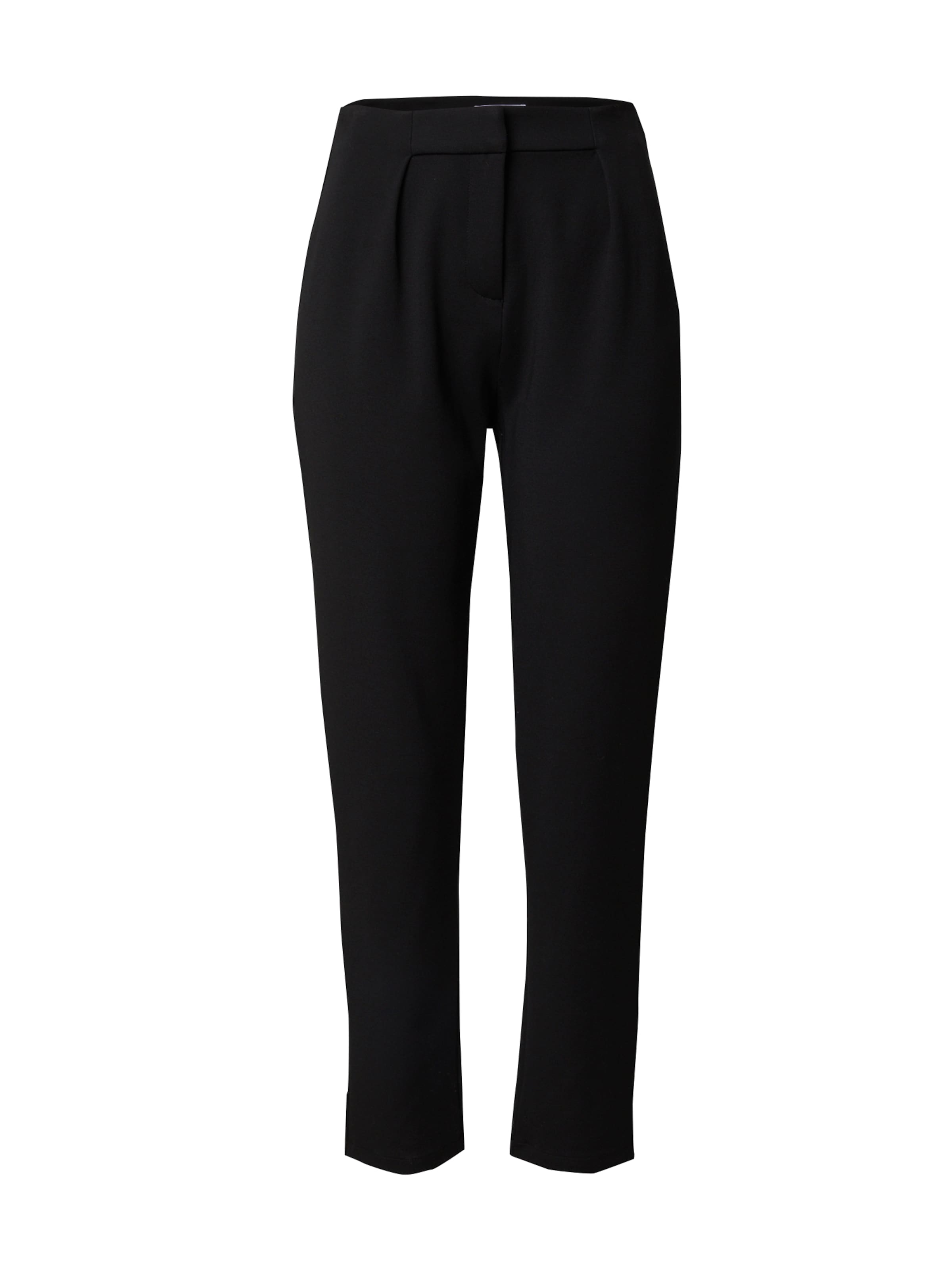regular Pantaloni con pieghe di ABOUT YOU in nero: frontale