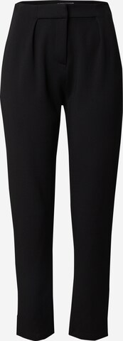 ABOUT YOU Regular Pleat-front trousers in Black: front