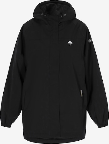 Schmuddelwedda - Casaco outdoor em preto: frente