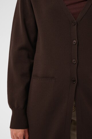 Cream Lang cardigan 'CRDela' i brun