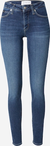 Calvin Klein Jeans Skinny Jeans in Blauw: voorkant