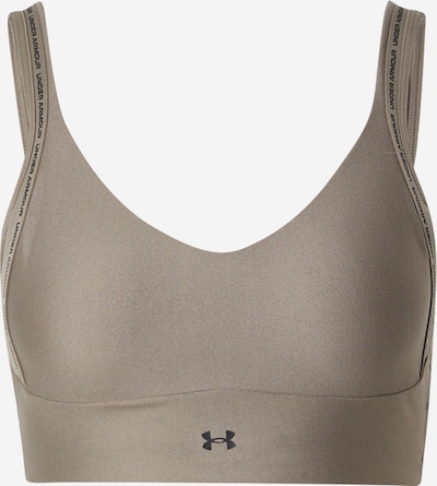 UNDER ARMOUR Sporta krūšturis 'Infinity', krāsa - pelēkbrūns / melns, Preces skats