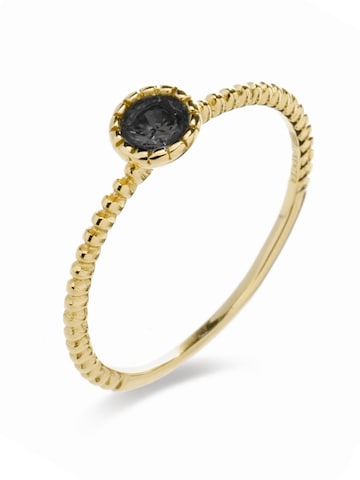 Luxenter - Anillo 'Naadim' en negro: frente