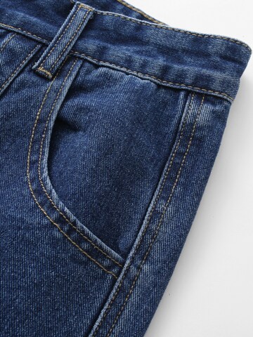 YOUTHUP Loosefit Cargojeans 'Weitbein'‌‌‌‌‌‌‌ in Blau