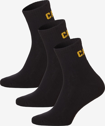 Chaussettes CATERPILLAR en noir : devant