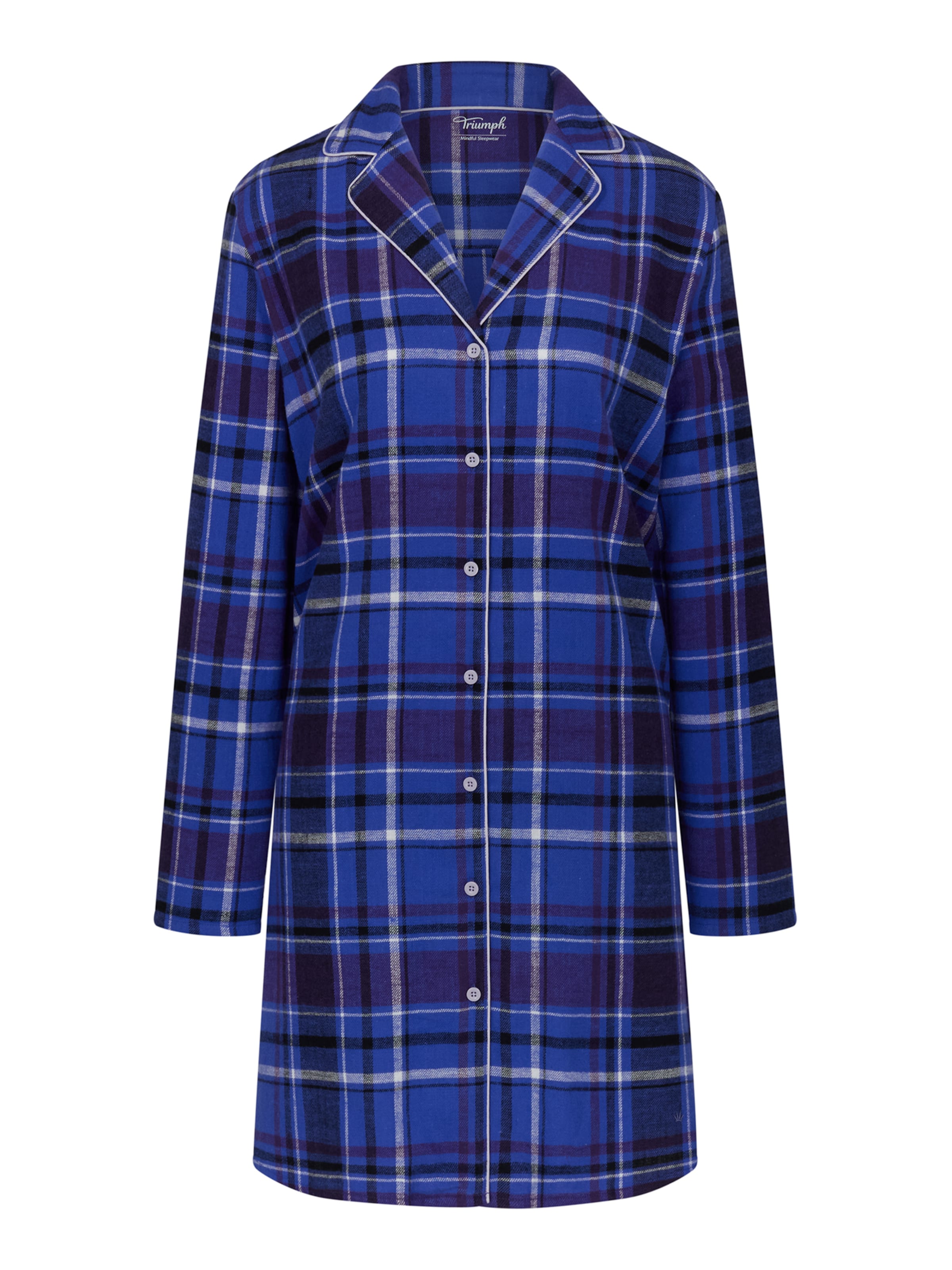 Chemise de nuit ' Boyfriend ' TRIUMPH en bleu : devant