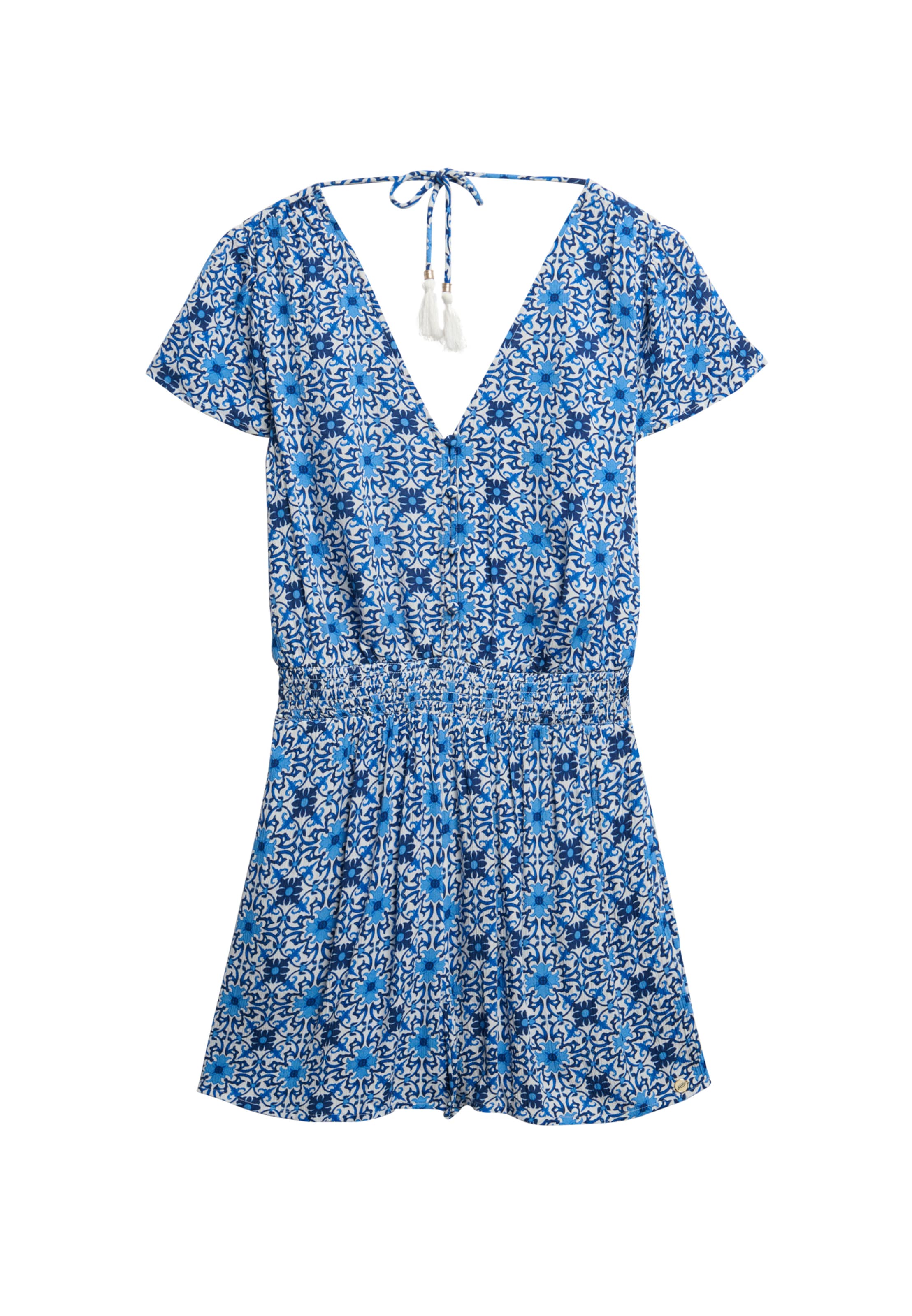 Superdry Jumpsuit in Blauw: voorkant