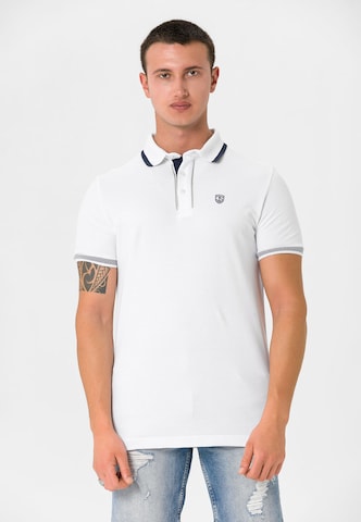 Jimmy Sanders Poloshirt in Weiß: predná strana