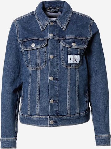 Calvin Klein Jeans Between-Season Jacket in Blue: front