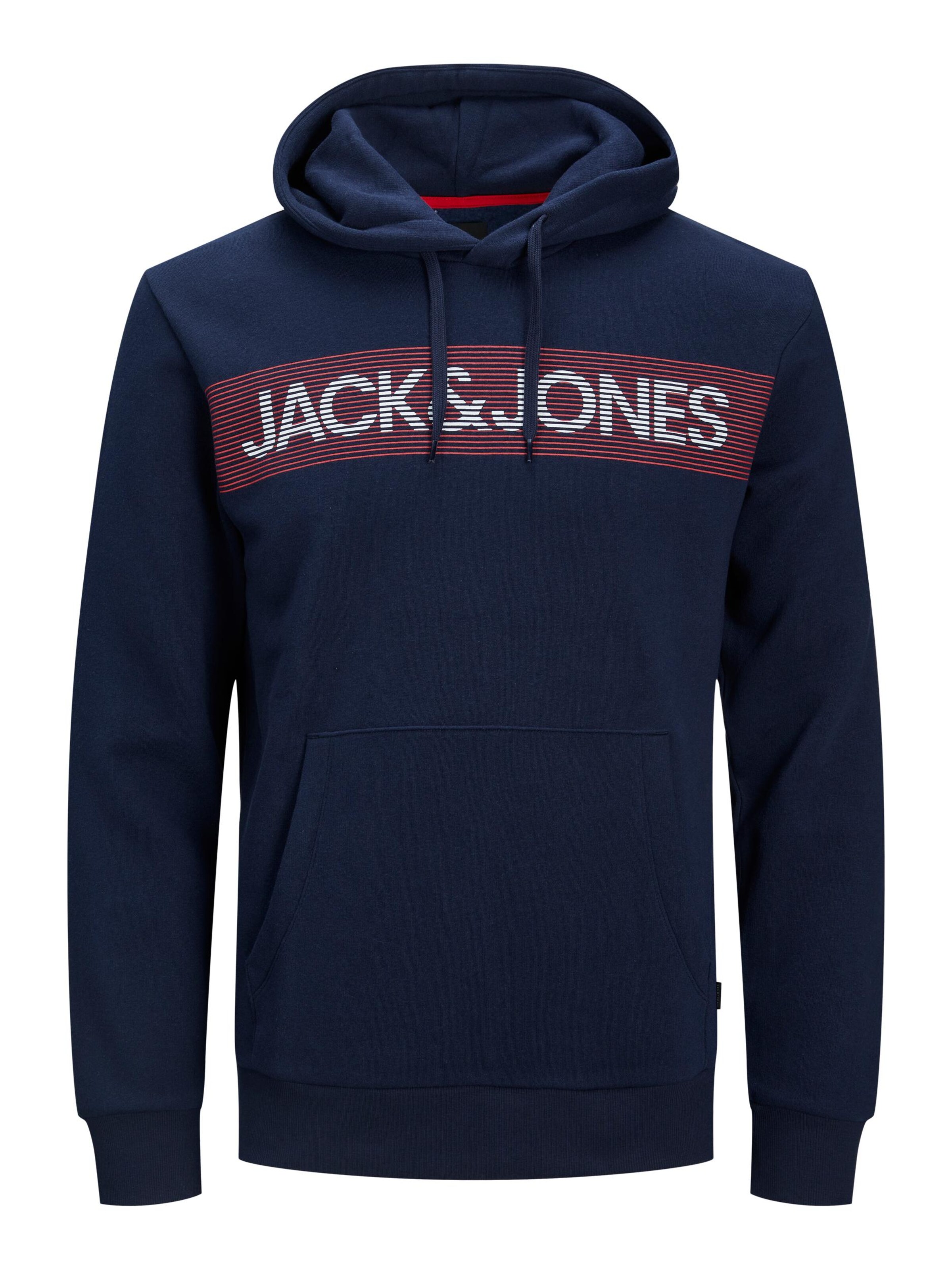 Sweat-shirt JACK & JONES en bleu : devant