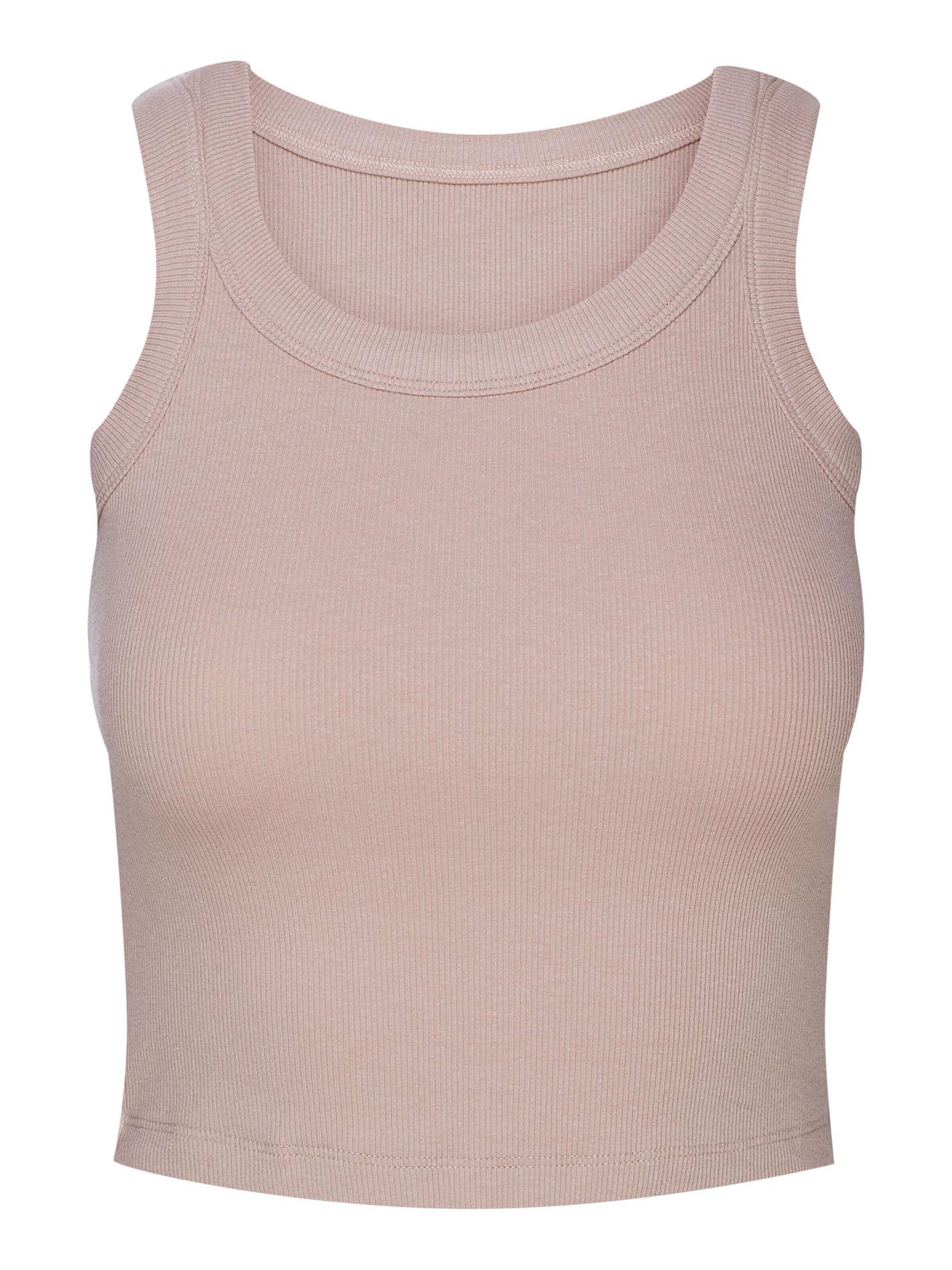Top 'Crop-Top Nohi mit Rundhalsausschnitt' di Henderson in rosa: frontale