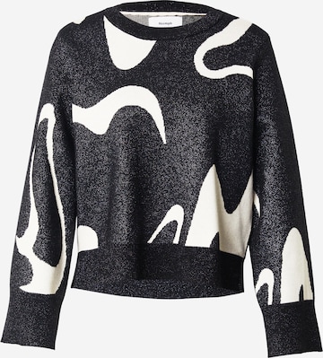 NÜMPHPulover 'NUMITZY' - crna boja: prednji dio