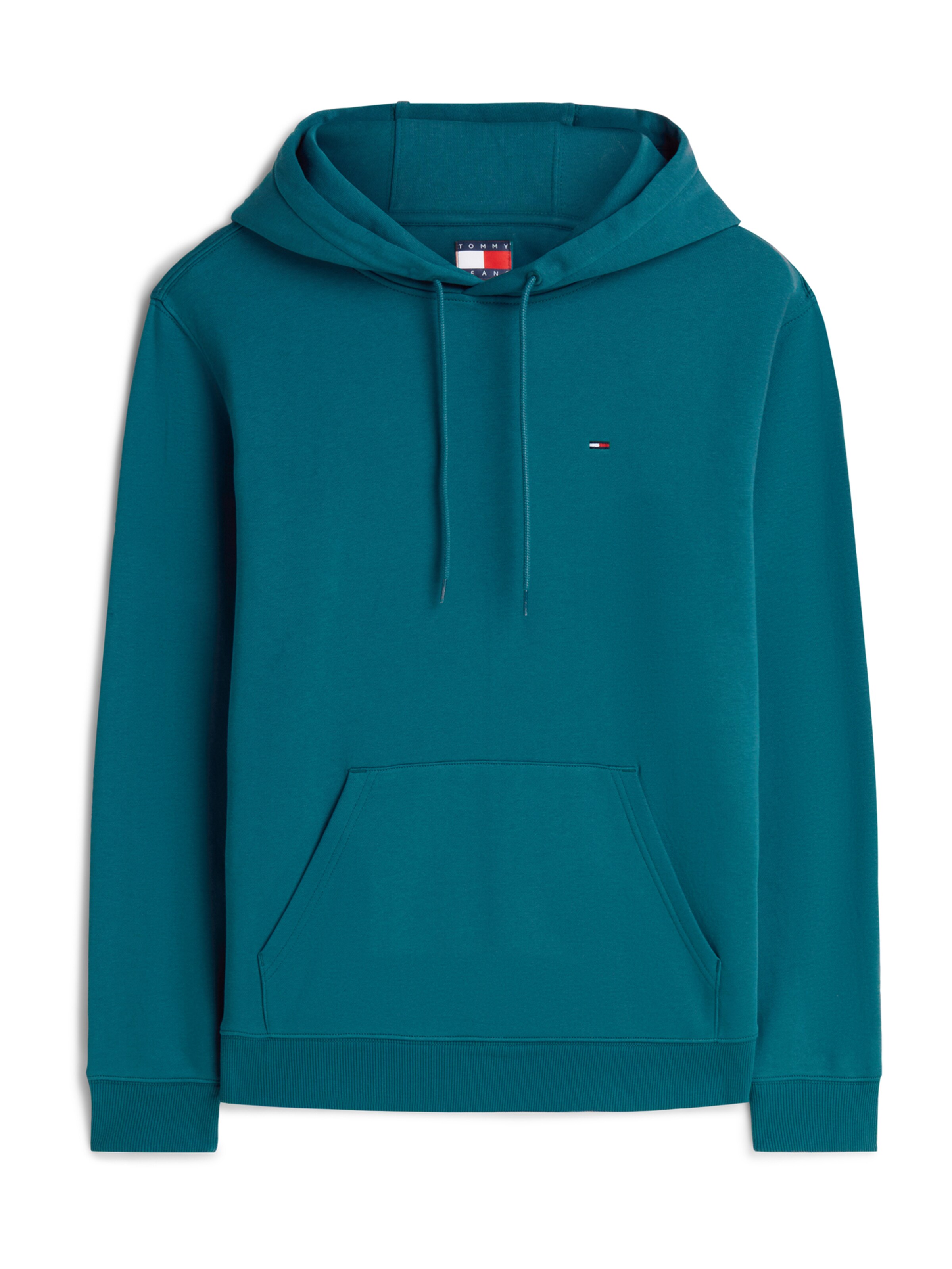 Tommy JeansSweater majica - zelena boja: prednji dio