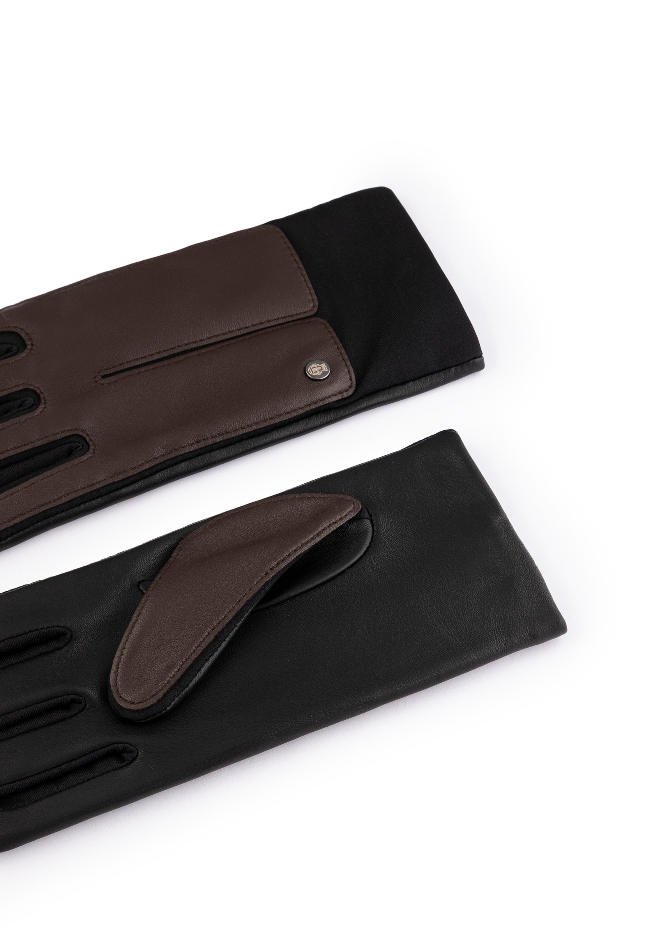 Roeckl Full finger gloves ' Stockholm Touch ' in Brown