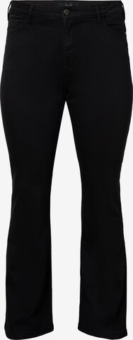 Zizzi Bootcut Jeans 'Ellen' in Schwarz: predná strana