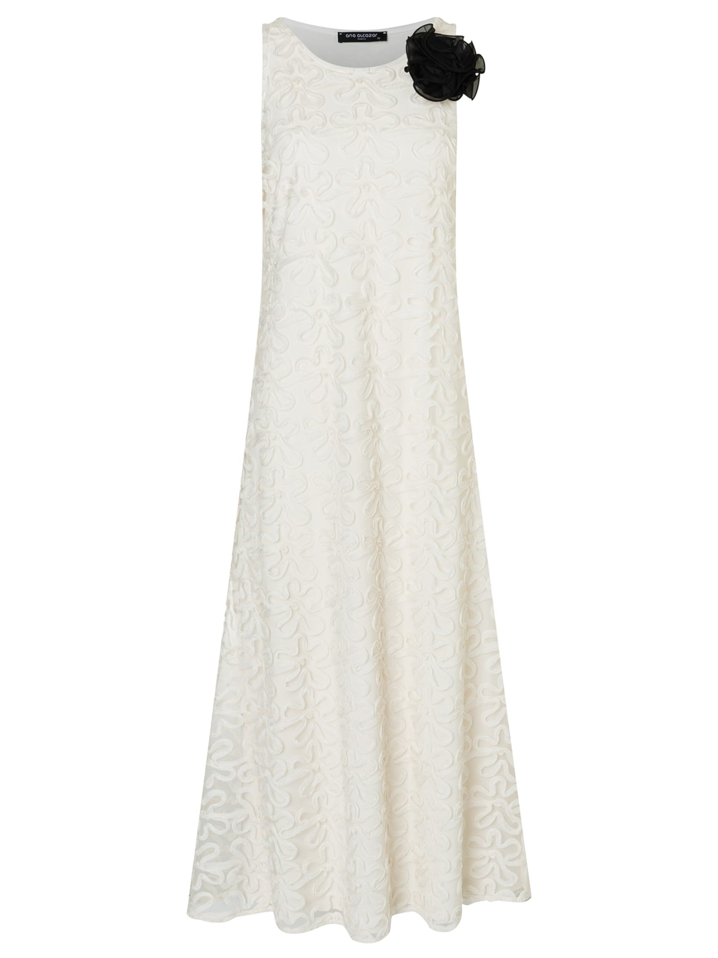 Ana Alcazar Jurk 'Dalen' in Wit: voorkant