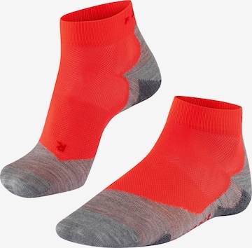 FALKE Athletic Socks 'RU5 Race Short' in Red: front