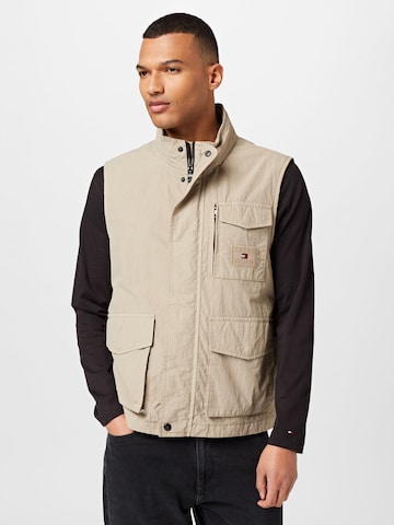 Gilet TOMMY HILFIGER en beige : devant