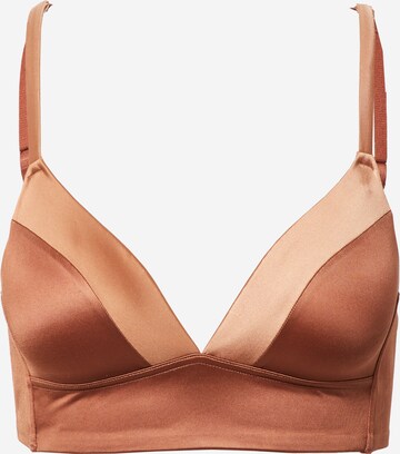 ESPRIT T-shirt Bra in Brown: front