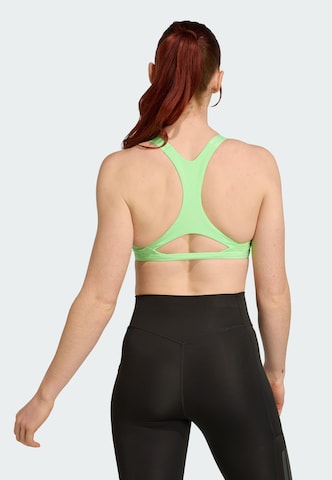 ADIDAS PERFORMANCE Bustier Sport-BH 'Aeroimpact Luxe' in Grün