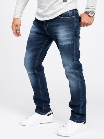 Rock Creek Loosefit Jeans in Blau