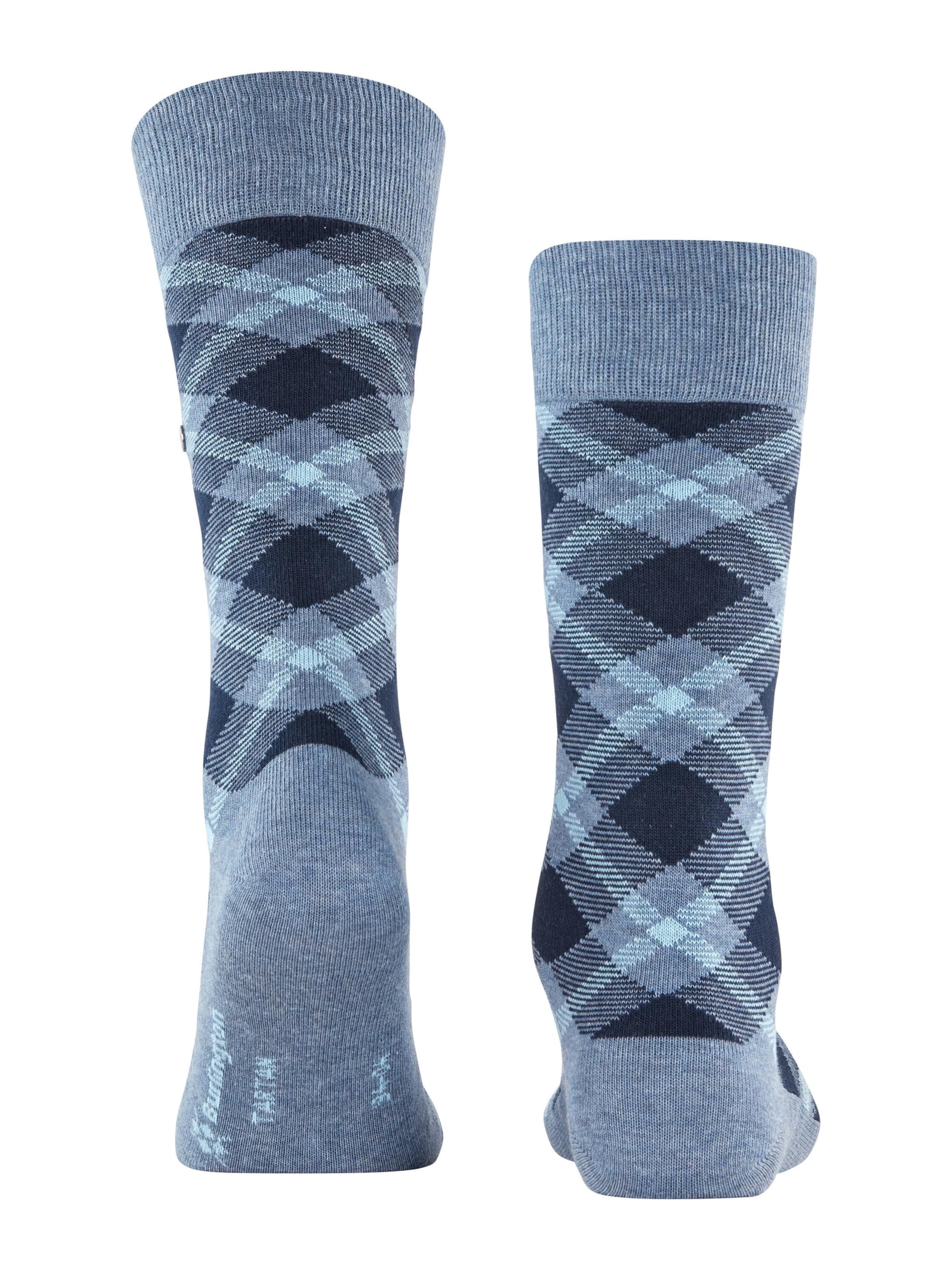 BURLINGTON Socks 'Tartan' in Blue