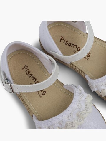 Sandales Pisamonas en blanc