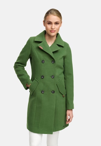 Cappotto invernale 'Nanakoo' di MARIKOO in verde: frontale