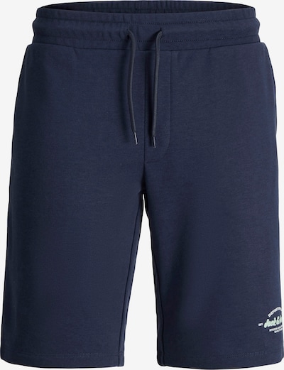 JACK & JONES Housut 'JPSTGORDON BRANDON' värissä laivastonsininen / valkoinen, Tuotenäkymä