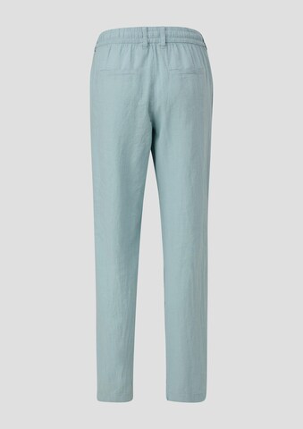 Regular Pantalon à pince QS en bleu : derrière