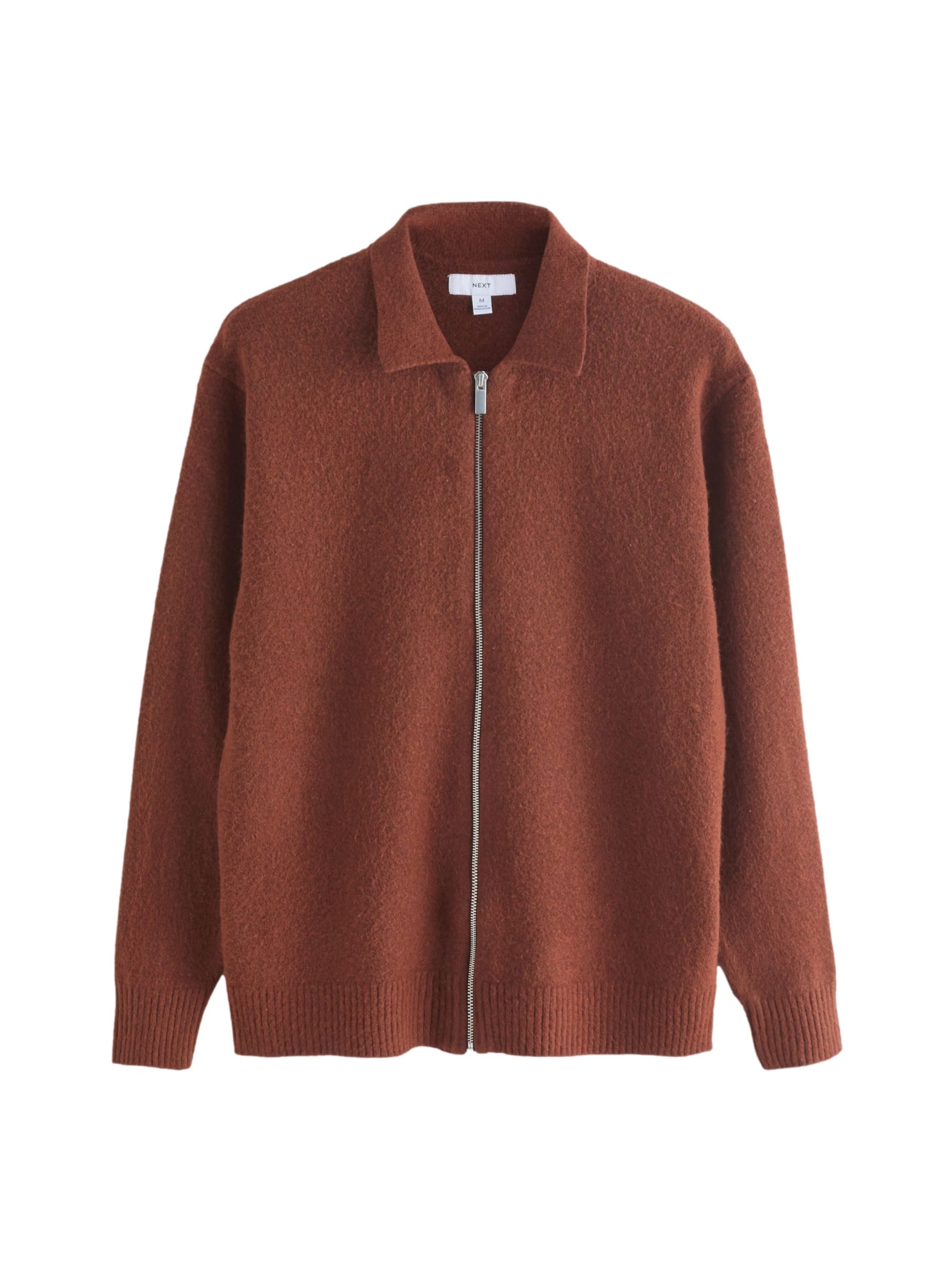 Next Strickjacke in Braun: Vorderseite