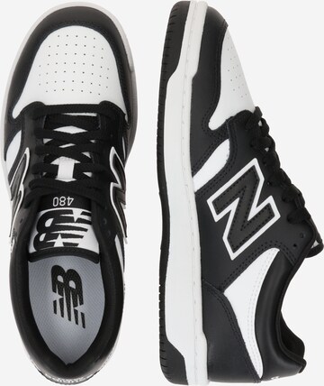 Sneaker bassa '480L' di new balance in bianco