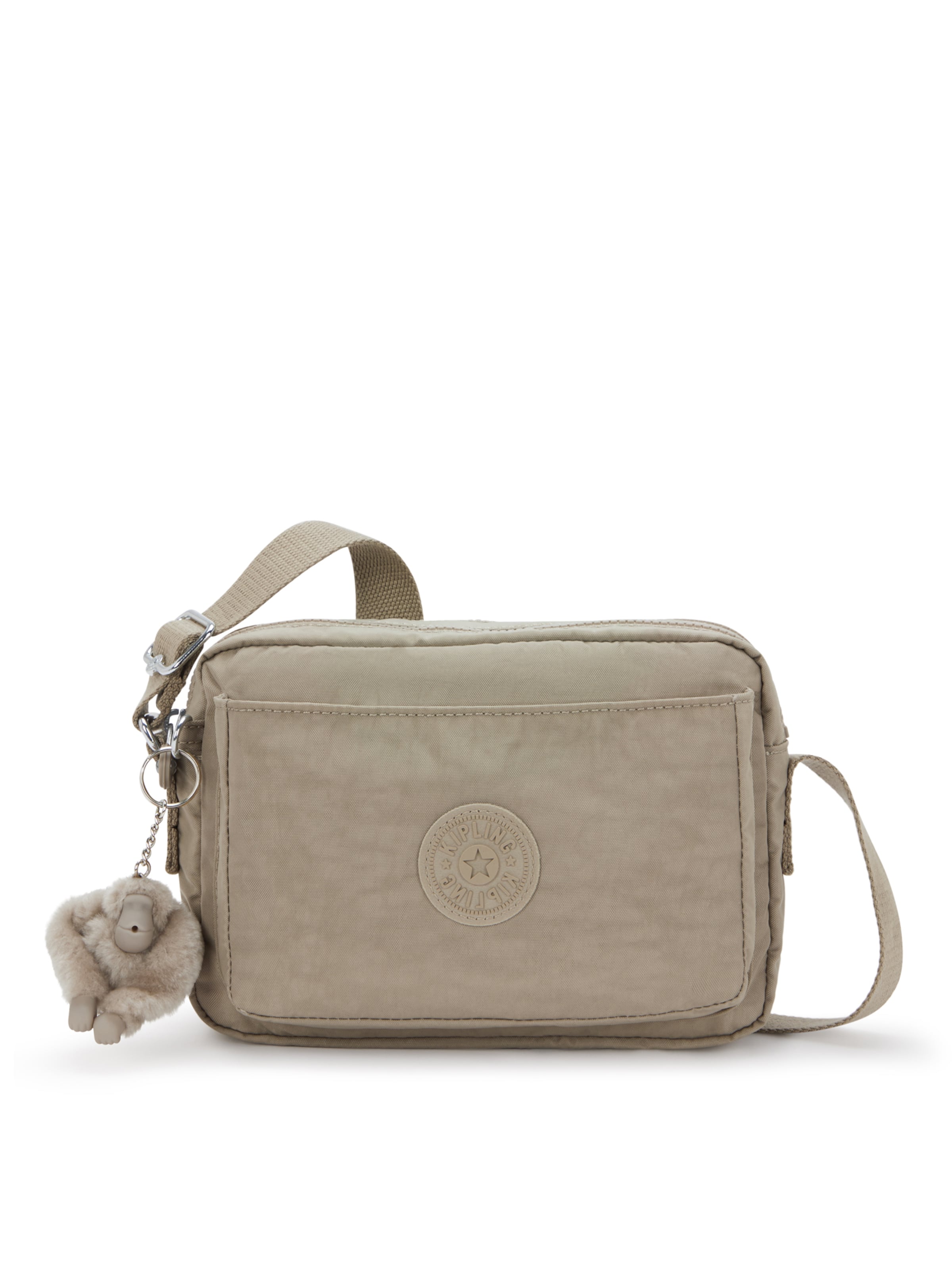 KIPLING Crossbody Bag 'Abanu' in Beige: front