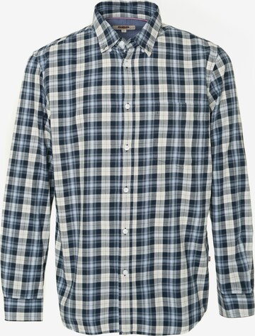 BIG STAR Button Up Shirt 'Meridenis' in Blue: front