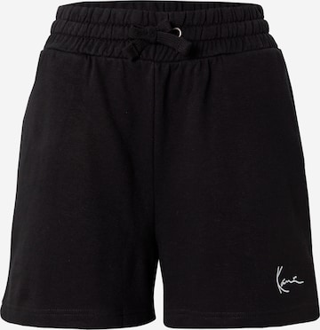 Karl Kani Regular Pants in Black: front