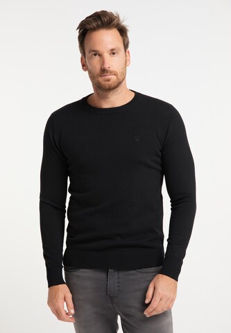 DreiMaster Klassik Pullover in Schwarz: predná strana