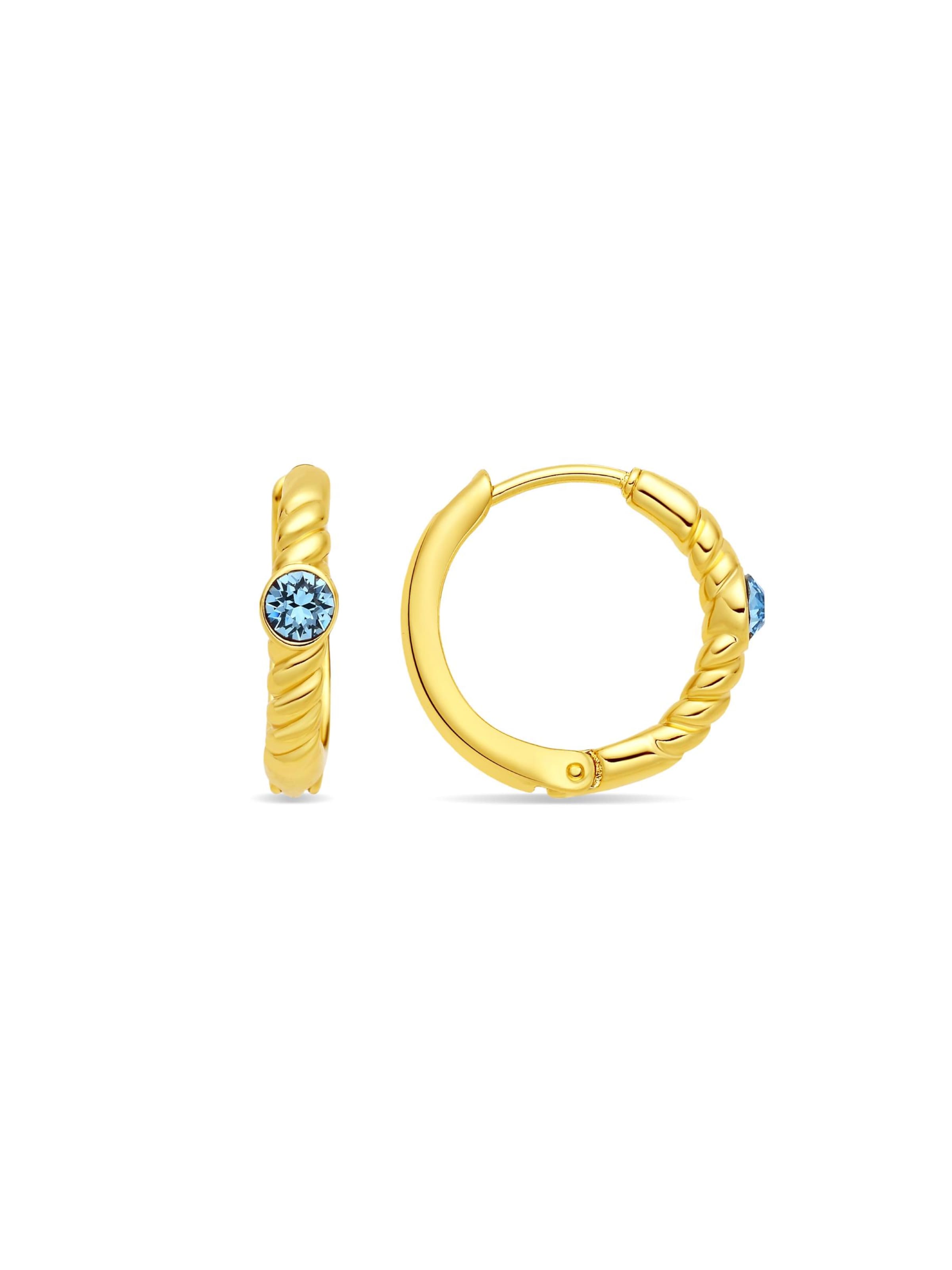 Luxenter - Brincos 'Lyse' em ouro: frente