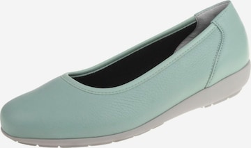 Natural Feet Ballet Flats 'Johanna' in Green: front