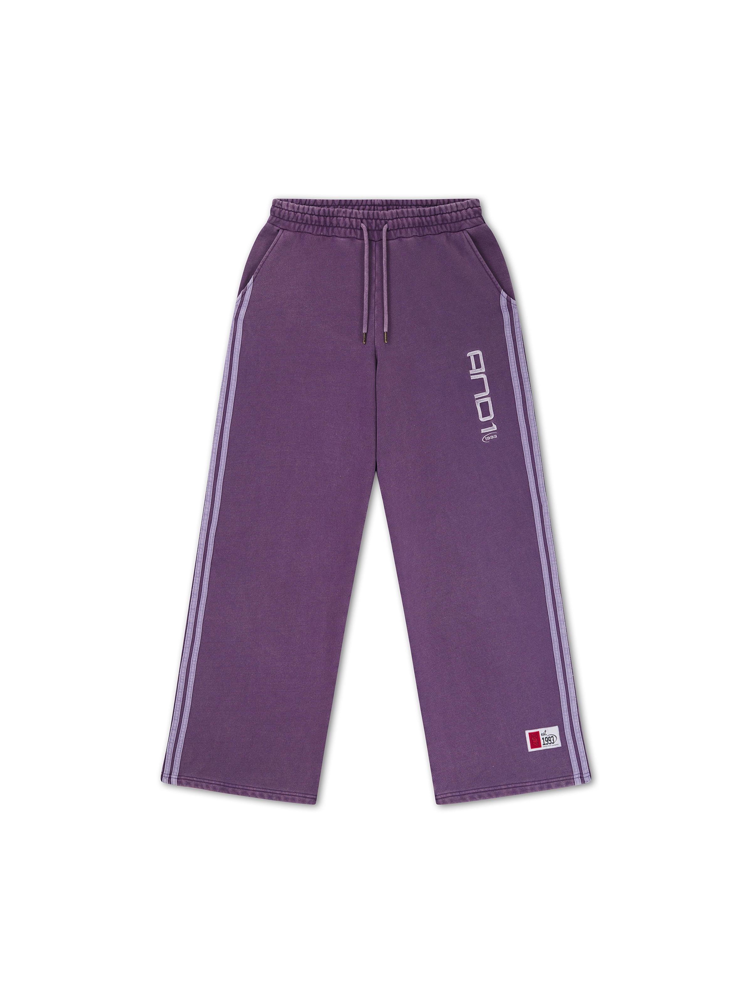 regular Pantaloni di AND1 in lilla: frontale