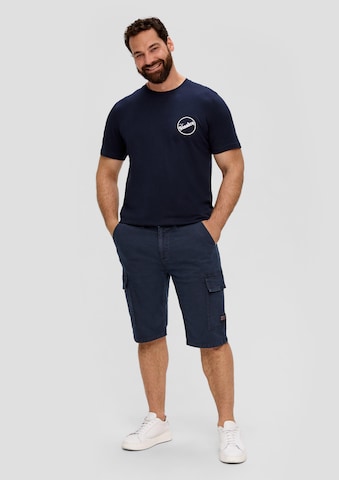 regular Pantaloni cargo di s.Oliver in blu