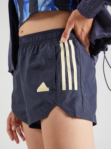 ADIDAS SPORTSWEAR Loosefit Sportshorts 'Tiro' in Blau