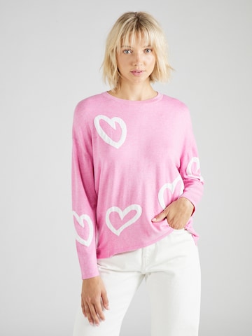 LIEBLINGSSTÜCK Sweter w kolorze różowy: przód