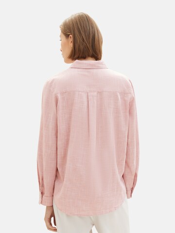 TOM TAILOR Bluse in Pink