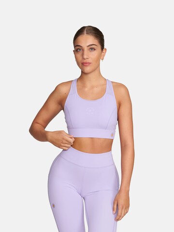 GOLD´S GYM APPAREL Bralette Sports Bra 'Nadia' in Purple: front