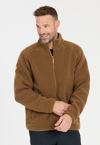 Whistler Funktionele fleece-jas 'Pioneer' in Bruin: voorkant